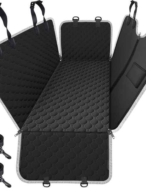 Load image into Gallery viewer, Dog Car Seat Cover for Back Seat, 2026 Upgraded 600D Heavy Duty Waterproof &amp; Scratch-Resistant Dog Hammock for Car, Back Seat Pet Cover for Dogs with Sedan, Trucks and Suvs, Standard, Black
