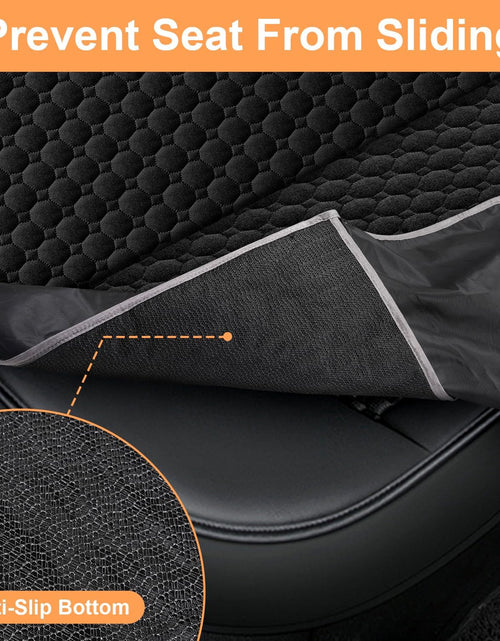 Load image into Gallery viewer, Dog Car Seat Cover for Back Seat, 2026 Upgraded 600D Heavy Duty Waterproof &amp; Scratch-Resistant Dog Hammock for Car, Back Seat Pet Cover for Dogs with Sedan, Trucks and Suvs, Standard, Black
