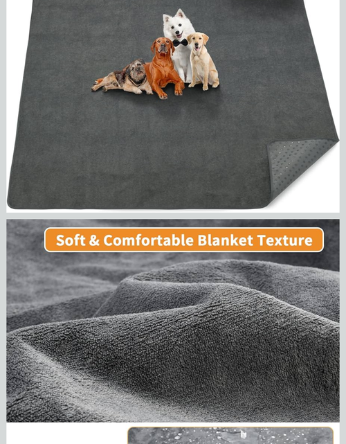 Load image into Gallery viewer, Reusable Dog Pee Pads - Dogs Waterproof Training Pads - Washable &amp; Sanitary - Rounded Corners - Laminated, Lightweight, Durable - Pet Essentials Puppy Training, Whelping - 60" X 60"
